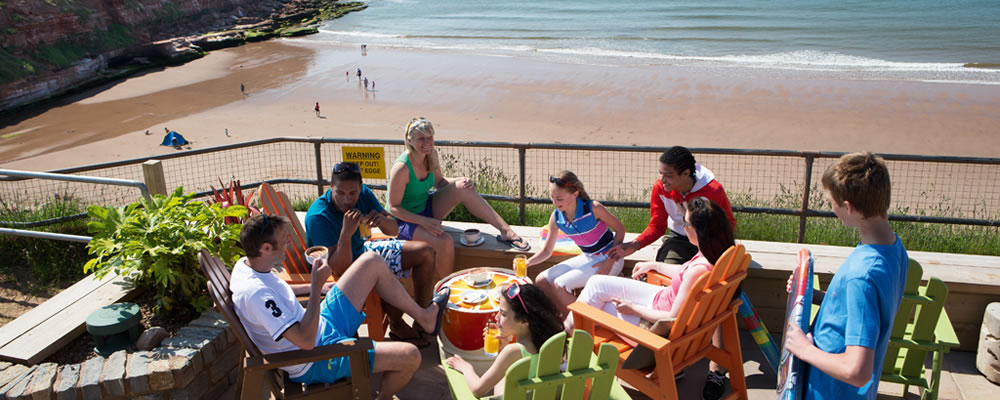 Devon Cliffs, Sandy Bay Beach Devon Cliffs, Sandy Bay Beach