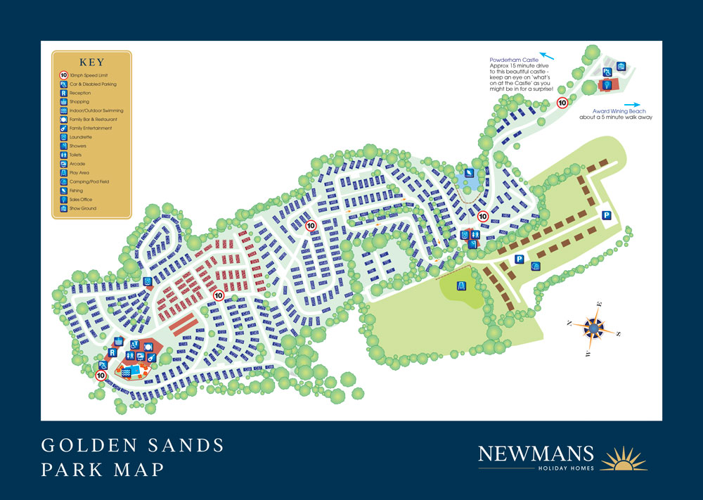 Map of Golden Sands